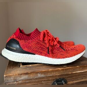 Adidas UltraBoost Uncaged Solar Red Core Black Men’s Running